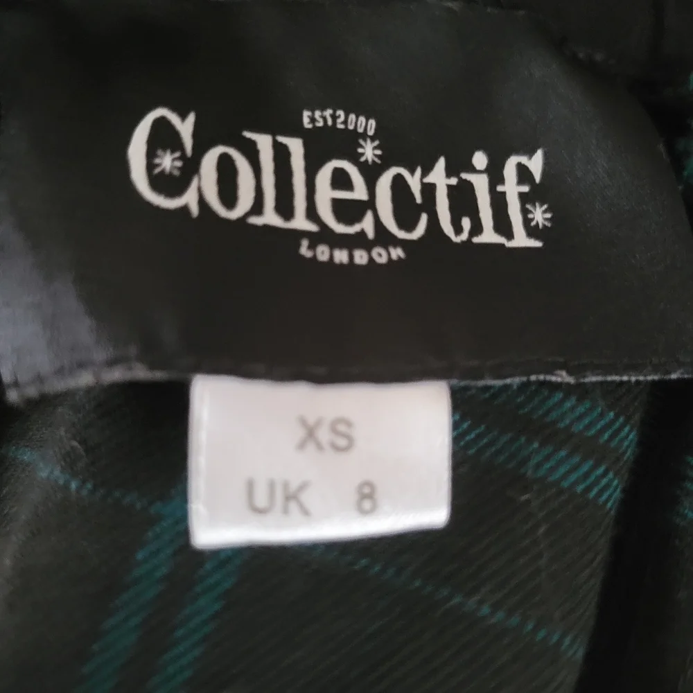 Collectif Plaid Sexy Wiggle Dress - Picture 2 of 2